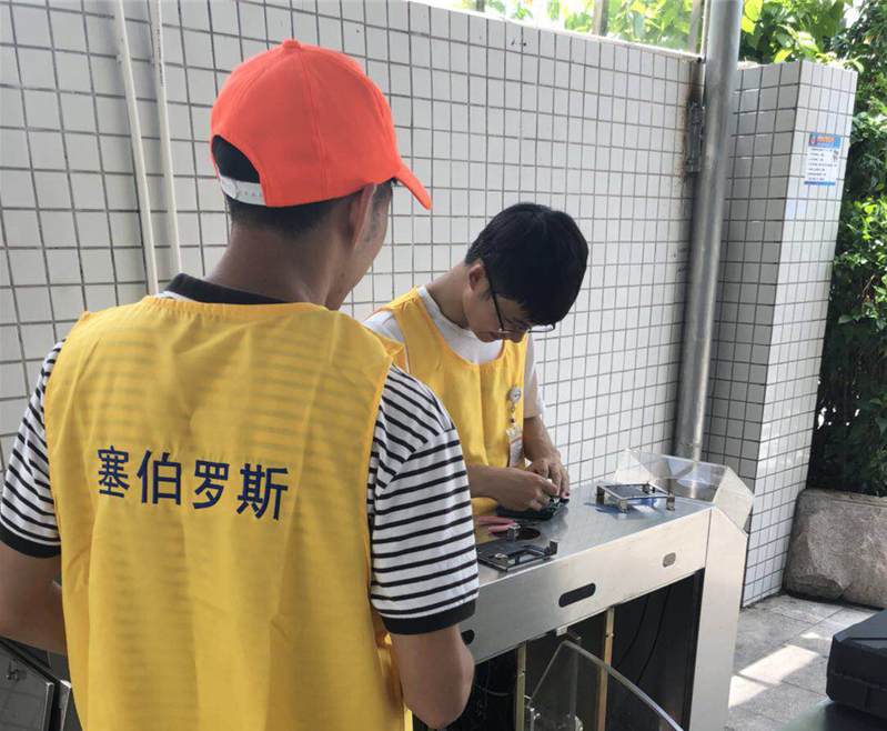 二維碼門禁施工現場