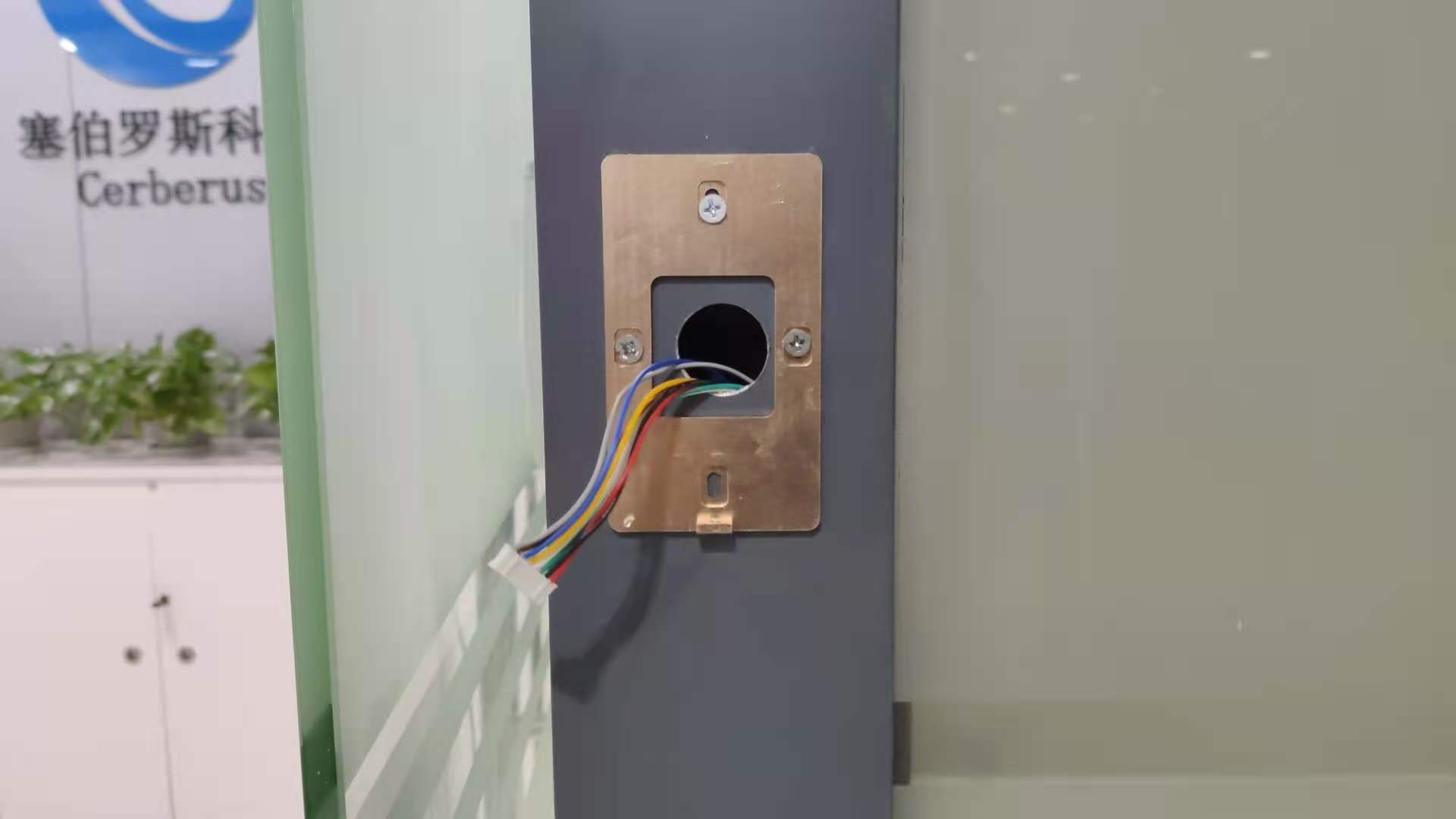 二維碼門禁設備背板安裝